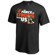 Youth Baltimore Orioles Fanatics Branded Black Star Wars Jedi Strong T-Shirt