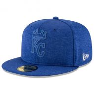 Men's Kansas City Royals New Era Heather Royal 2018 Clubhouse Collection 59FIFTY Fitted Hat