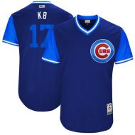 Men's Chicago Cubs Kris Bryant "KB" Majestic Navy 2017 Players Weekend Authentic Jersey