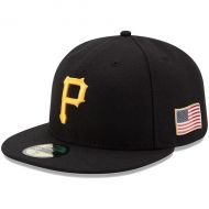Men's Pittsburgh Pirates New Era Black Authentic 911 59FIFTY Fitted Hat