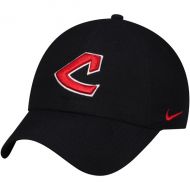 Men's Cleveland Indians Nike Navy Heritage 86 Stadium Vintage Logo Performance Adjustable Hat