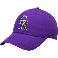 Men's Colorado Rockies Nike Purple Heritage 86 Stadium Performance Adjustable Hat
