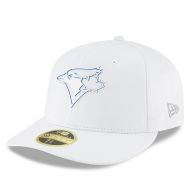 Men's Toronto Blue Jays New Era White 2018 Clubhouse Collection Low Profile 59FIFTY Fitted Hat