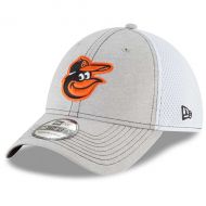 Men's Baltimore Orioles New Era Gray Classic Shade Neo 39THIRTY Flex Hat