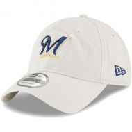 Men's Milwaukee Brewers New Era Tan Core Classic Twill 9TWENTY Adjustable Hat