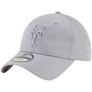 Men's New York Mets New Era Gray Perforated Tone 9TWENTY Adjustable Hat