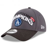 Los Angeles Dodgers New Era Graphite 2017 NL West Division Champions 9FORTY Adjustable Hat