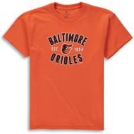 Youth Baltimore Orioles Soft as a Grape Orange Cotton Crew Neck T-Shirt