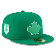 Men's Toronto Blue Jays New Era Green 2018 St. Patrick's Day Prolight 59FIFTY Performance Fitted Hat