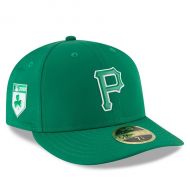 Men's Pittsburgh Pirates New Era Green 2018 St. Patrick's Day Prolight Low Profile 59FIFTY Fitted Hat