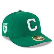Men's Cleveland Indians New Era Green 2018 St. Patrick's Day Prolight Low Profile 59FIFTY Fitted Hat