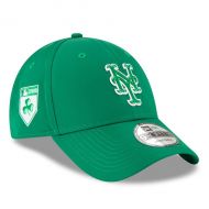 Men's New York Mets New Era Green 2018 St. Patrick's Day Prolight 9FORTY Adjustable Hat