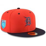 Men's Detroit Tigers New Era Orange 2018 Spring Training Collection Prolight 59FIFTY Fitted Hat
