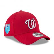 Men's Washington Nationals New Era Red 2018 Spring Training Collection Prolight 39THIRTY Flex Hat