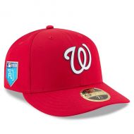 Men's Washington Nationals New Era Red 2018 Spring Training Collection Prolight Low Profile 59FIFTY Fitted Hat