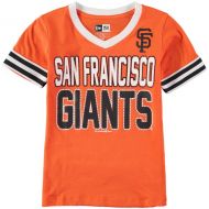 5th & Ocean by New Era Youth San Francisco Giants 5th & Ocean by New Era Orange Jersey T-Shirt with Contrast Trim