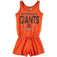 Girls Youth San Francisco Giants 5th & Ocean by New Era Orange Baby Jersey Romper