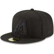 Mens Arizona Diamondbacks New Era Black Primary Logo Basic 59FIFTY Fitted Hat