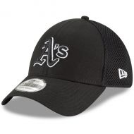 Men's Oakland Athletics New Era Black Neo 39THIRTY Unstructured Flex Hat