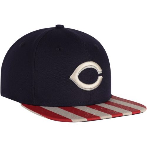  Mens Cincinnati Reds New Era Navy/Red Fully Flagged 9FIFTY Adjustable Hat