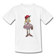 Girls Youth Boston Red Sox Tiny Turnip White Babes T-Shirt