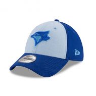 Mens Toronto Blue Jays New Era Light Blue 2018 Fathers Day 39THIRTY Flex Hat