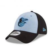 Men's Baltimore Orioles New Era Light Blue 2018 Father's Day 39THIRTY Flex Hat