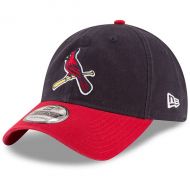 Mens St. Louis Cardinals New Era Navy/Red Alternate 2 Replica Core Classic 9TWENTY Adjustable Hat
