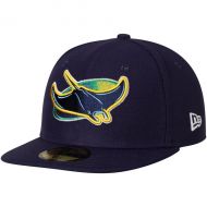 Youth Tampa Bay Rays New Era Navy Authentic Collection On-Field 59FIFTY Fitted Hat