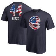 Youth Chicago Cubs Anthony Rizzo Fanatics Branded Navy Banner Wave Name & Number T-Shirt