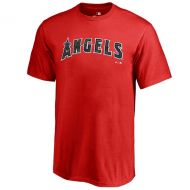Los Angeles Angels Fanatics Branded Youth Armed Forces Wordmark T-Shirt - Red