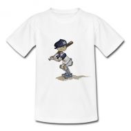 Toddler New York Yankees Tiny Turnip White Slugger T-Shirt