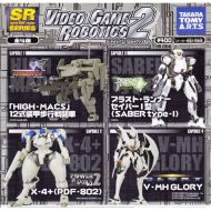 SR Video Game Robotics 2 - Complete Set of Four - New Import - Takara Tomy Arts