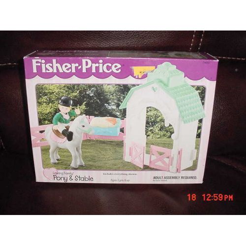  Fisher price FISHER PRICE LOVING FAMILY PONY & STABLE 2000 NEW