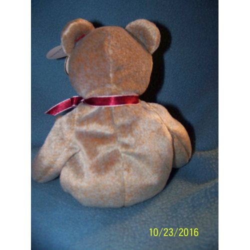  Ty TY Beanie Baby 1999 SIGNATURE TEDDY Bear WITH ERRORS IN HANG TAG ,RARE , RETIRED