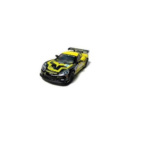  SCX 132 Yellow Black #4 XM Chevy Corvette Racing Slot Car