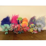 Hasbro Dreamworks Trolls Lot of 6 stuffed plush Toys Approx 12 inches New with tags