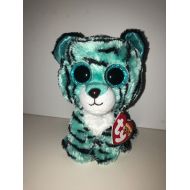 Ty TY TESS BLUE TIGER BEANIE BOOS**JUSTICE*