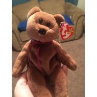 Ty Beanie Baby "TEDDY" The Bear Style 4050 - PVC - TAG ERROR 1993 1995