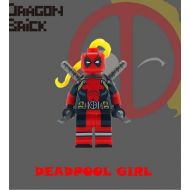**NEW** DRAGON BRICK Custom Deadpool Girl Lego Minifigure