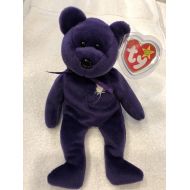 Mint Condition Ty Beanie Baby Original 1997 Princess Diana Purple Teddy Bear