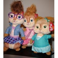 TY Beanie Babies Ty Beanie Baby Set ~ BRITTANY, ELEANOR & JEANETTE Chipettes ~ NEW w MINT TAGS