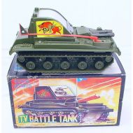 Premier Taiwan TV BATTLE TANK Military Army Model 22cm RC Op. MIB`70 VERY RARE!