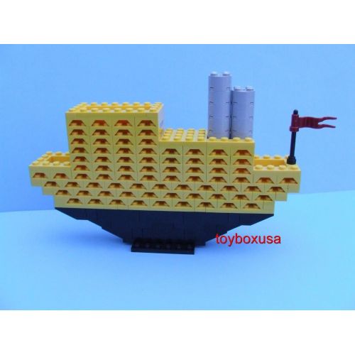 Custom Sculpture Boat Cruiser Yacht Ship Vacation Liner Built W New Lego Bricks