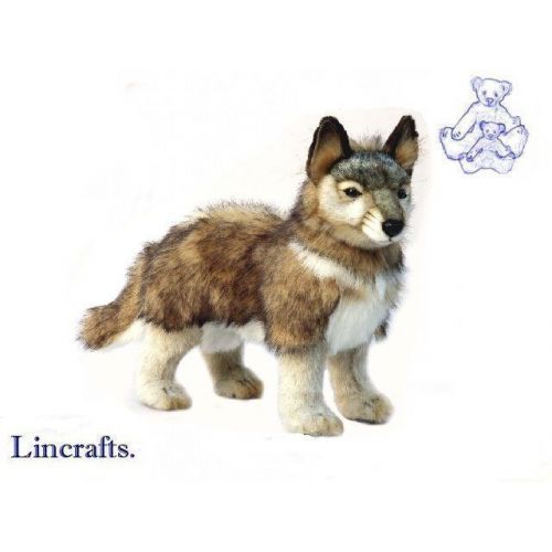  Hansa Toy International Standing Wolf Plush Soft Toy by Hansa from Lincrafts. 4292