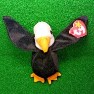 Ty Beanie Baby Baldy The Eagle Retired PVC Canadian Tush - NEW - Ships FREE