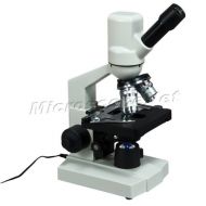 OMAX Digital Monocular Compound LED Microscope 40X-1600X Built-in 1.3MP Camera Win7