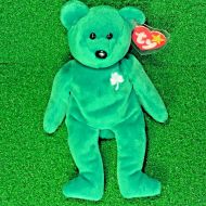 St. Pattys Special 1997 Retired Erin The Bear Rare Original Ty Beanie Baby MWMT