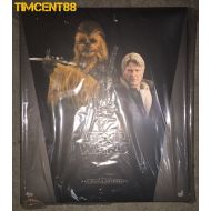 Ready! Hot Toys MMS376 Star Wars VII The Force Awakens Han Solo & Chewbacca Set