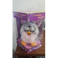 1998 Original FURBY by Tiger Electronics Pink Belly & Grey wSpots 70-800 in Box